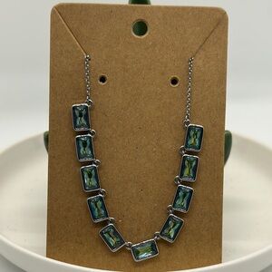 Elegant Hematite and Blue Necklace No Bag No Tag never worn